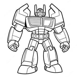 Pagina Para Colorear De Optimus Prime Rescue Bots 22494-20741