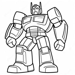 Pagina Para Colorear De Optimus Prime Rescue Bots 22494-20743