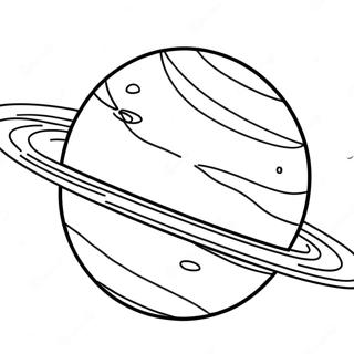 Saturno Páginas Para Colorear