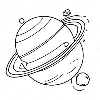 Pagina Para Colorear Del Planeta Saturno Colorido 22784-20966