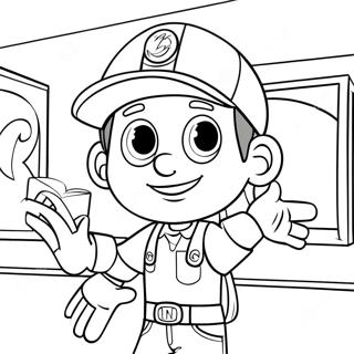 Pagina Para Colorear De Handy Manny 22803-20979