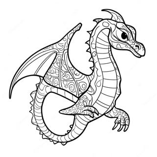 Pagina Para Colorear De Un Dragon Marino 22833-21003