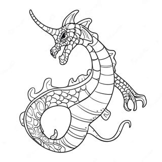 Pagina Para Colorear De Un Dragon Marino 22833-21004