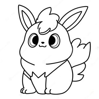 Flareon Páginas Para Colorear