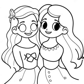 Pagina Para Colorear De Las Hermanas Ariel 23313-21386