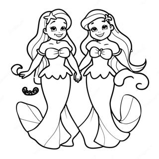 Pagina Para Colorear De Las Hermanas Ariel 23313-21388