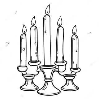 Pagina Para Colorear De Encender Velas De Shabbat 23393-21451