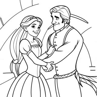 Pagina Para Colorear De Rapunzel Y Flynn 23423-21646