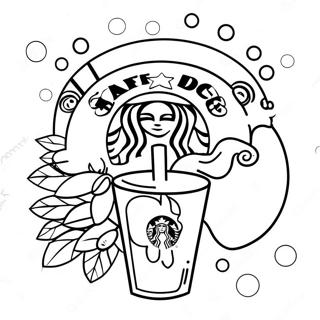 Pagina Para Colorear De Taza De Cafe De Starbucks Linda 23494-21708