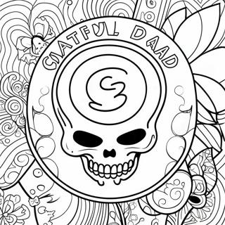 Pagina Para Colorear Del Logo De Grateful Dead 23513-21548