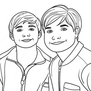 Sam Y Colby Páginas Para Colorear