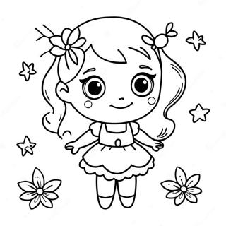 Pagina Para Colorear De La Linda Hada De Lavanda De Little Charmers 23654-21833