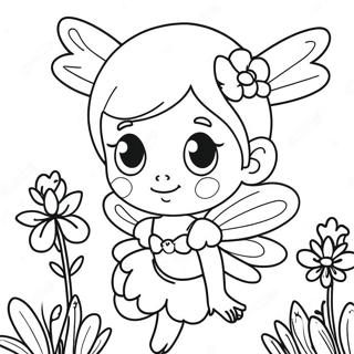 Pagina Para Colorear De La Linda Hada De Lavanda De Little Charmers 23654-21835