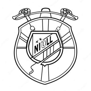 Pagina Para Colorear Del Logo De La Nhl 23683-21854