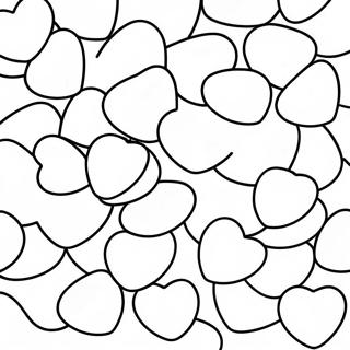 Pagina Para Colorear De Corazones De Caramelo Coloridos 23714-21883