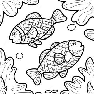 Un Pez Dos Peces Páginas Para Colorear