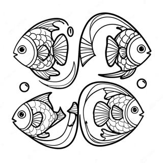 Pagina Para Colorear De Un Pez Dos Peces 23773-21927