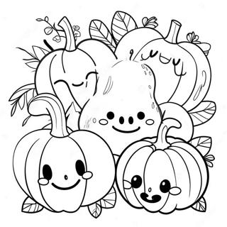 Pagina Para Colorear De Caras De Calabaza Lindas 23794-21945