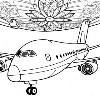 Pagina Para Colorear Del Avion 747 23893-22023