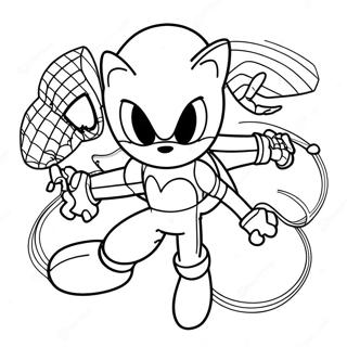 Pagina Para Colorear De Sonic Spiderman 23933-22055