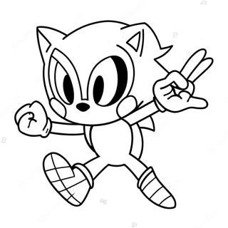 Pagina Para Colorear De Sonic Spiderman En Accion 23934-22057