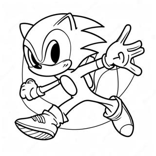 Pagina Para Colorear De Sonic Spiderman En Accion 23934-22060