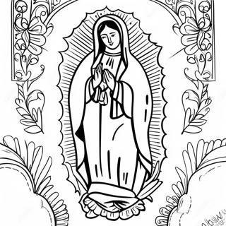 Pagina Para Colorear De Nuestra Senora De Guadalupe 24023-22128