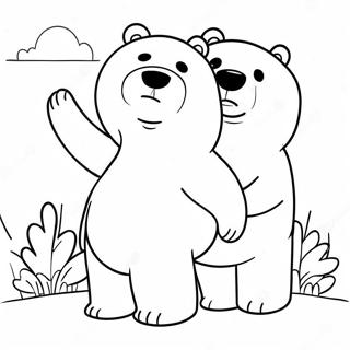 Pagina Para Colorear De We Bare Bears 24073-22167