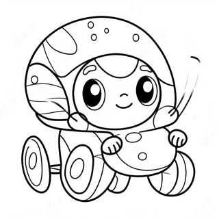 Pagina Para Colorear Del Lindo Personaje Buggy Huggy 24135-22210