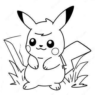 Pagina Para Colorear De Pikachu Detallado 24145-22219