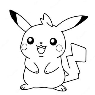 Pagina Para Colorear De Pikachu Detallado 24145-22220