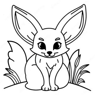Pagina Para Colorear De Zorro Fennec 24224-22278