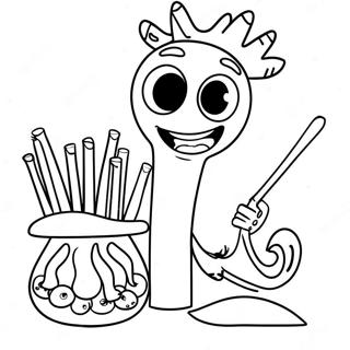 Forky Páginas Para Colorear