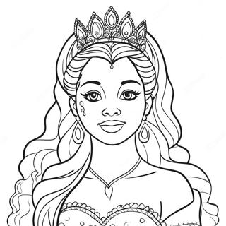 Pagina Para Colorear De La Princesa Negra 24324-22358