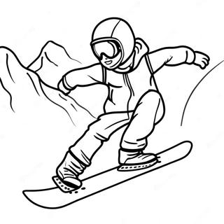 Pagina Para Colorear De Snowboard 24334-22368