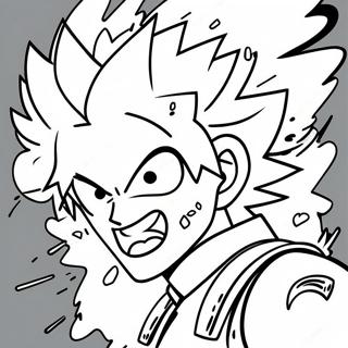 Pagina Para Colorear De Bakugo Explosivo En Accion 24345-22378