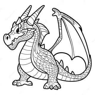 Pagina Para Colorear De Dragon De Fuego 24434-22447