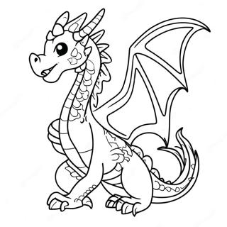 Pagina Para Colorear De Dragon De Fuego Majestuoso Volando 24435-22451