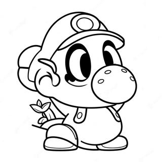 Pagina Para Colorear De Cappy De Mario Odyssey 24444-22454