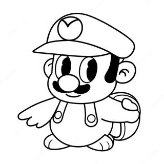 Pagina Para Colorear De Cappy De Mario Odyssey 24444-22455