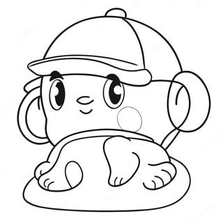 Pagina Para Colorear De Cappy Transformandose En Un Sombrero 24445-22458