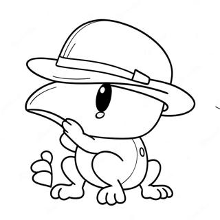 Pagina Para Colorear De Cappy Transformandose En Un Sombrero 24445-22459