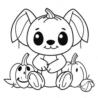 Pagina Para Colorear De Stitch De Halloween 2452-1995