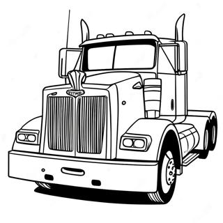 Pagina Para Colorear De Camion Peterbilt 24584-22566