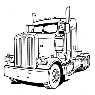 Pagina Para Colorear De Camion Peterbilt 24584-22567