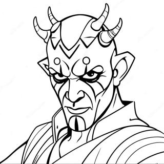 Pagina Para Colorear De Darth Maul 24825-22750