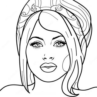 Pagina Para Colorear De Lady Gaga 24855-22774