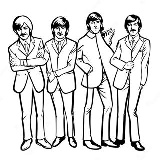 Beatles Páginas Para Colorear