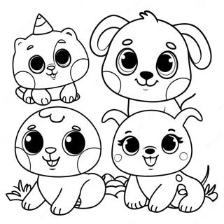 Paginas Para Colorear Abc De Adorables Animales Bebes 24926-22836