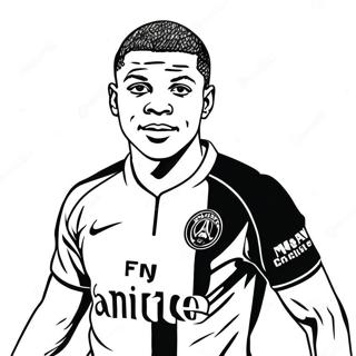 Pagina Para Colorear De Mbappe 2512-2042